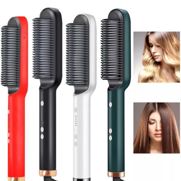 Professional Electric Hair Straightener Brush