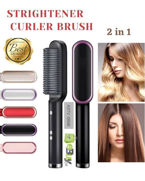 Professional Electric Hair Straightener Brush