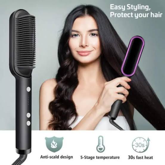 Professional Electric Hair Straightener Brush